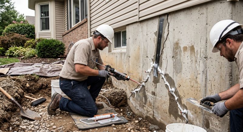 Basement Crack Repair in Sarasota, FL
