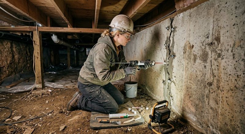 Basement Foundation Repair in Greenville, SC