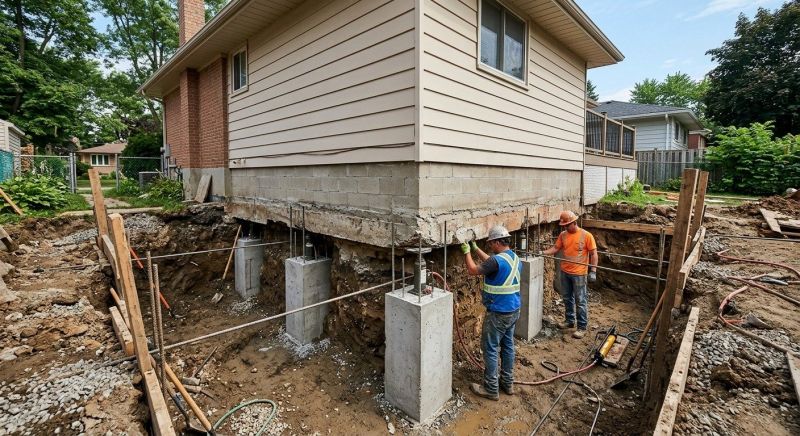 Basement Underpinning in Greenville, SC