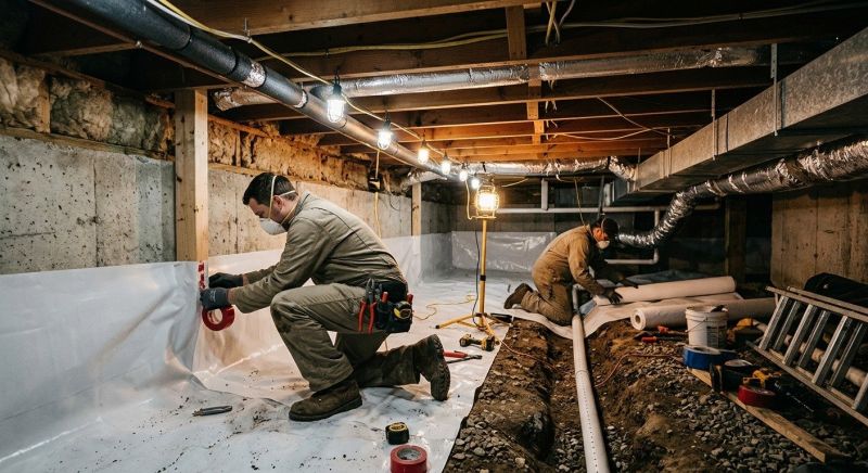 Crawl Space Leveling in Greenville, SC