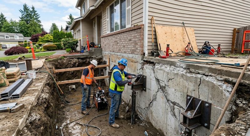 Foundation Stabilizing in Greenville, SC