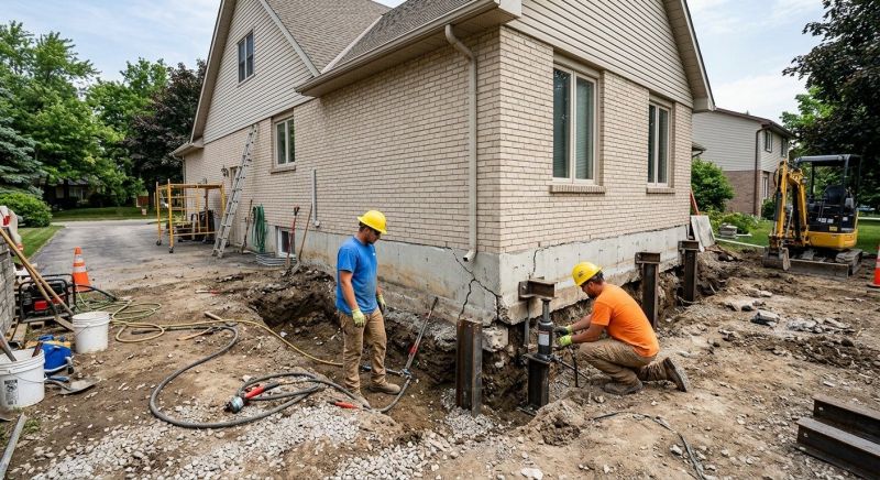 Helical Piers Installation in Greenville, SC
