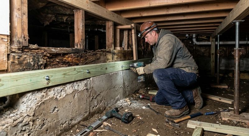 Slab Foundation Repair in Greenville, SC